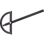 Rapporteur d'angle avec vis de blocage 80 / 120mm fortis 1 pcs Rapporteur d'angle avec vis de blocage 80 / 120mm fortis 1 pcs