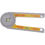 Rapporteur d'onglet abs pour scie avec niveau � bulle, guide de coupe et mesure d'angle pr�cis