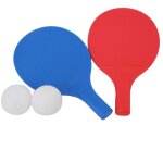 Raquette de ping pong enfants ext�rieur - set portable avec 2 balles et table de pratique