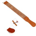 Rasoir droit d'afftage � rasoir sangle ceinture en cuir v�ritable ceinture de cuir avec polissage d'afftage ...