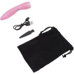 Rasoir �lectrique pour homme, t�te en acier inoxydable, 3. 7v 2w, rose, fonctionnement silencieux et ...