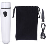 Rasoir �lectrique mini portable recharge rapide silencieux pour hommes et femmes voyage blanc