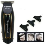 Rasoir �lectrique tondeuse barbe batterie rechargeable 3 peignes 7585