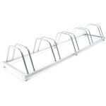Wiltec r�telier pour 5 v�los, 1580 x 395 x 225 mm, montage au sol et mural, support bicyclette en acier ...