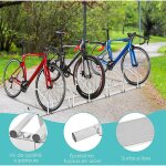 Costway - râtelier 6 vélos en acier fixation au sol ou mur 180x32. 5x26cm résistant aux intempéries antirouill ... Costway - râtelier 6 vélos en acier fixation au sol ou mur 180x32. 5x26cm résistant aux intempéries antirouill ...