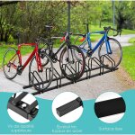 Costway - râtelier 6 vélos en acier fixation au sol ou mur 180x32. 5x26cm résistant aux intempéries antirouill ... Costway - râtelier 6 vélos en acier fixation au sol ou mur 180x32. 5x26cm résistant aux intempéries antirouill ...