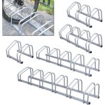 R�telier v�los en acier pour 2 - 6 v�los, fixation au sol, antirouille et peu encombrant, ratelier familial ...