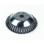 Ratioparts - brosse conique � 200 mm avec brins en acier torsad�s tr�s r�sistants. al�sage de 25, 4 mm. ...