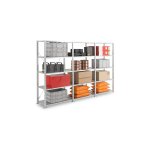 Rayonnage direct - rayonnage d'atelier 5 niveaux - module de dpart - 2000x1250x500mm - charge max 150kg ...