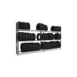 Rayonnage direct - grand rack  pneus 3 niveaux - module de dpart : 2000x2000x400mm - rayopn / 3n / ...