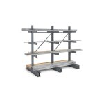 Rayonnage direct - rack cantilever 3 niveaux 2 cotés - module de départ : 2000x1000x600mm - raycan / ... Rayonnage direct - rack cantilever 3 niveaux 2 cotés - module de départ : 2000x1000x600mm - raycan / ...