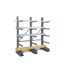 Rayonnage direct - rack cantilever 4 niveaux 1 cot - module de dpart : 2500x1000x800mm - raycan / 4n ...