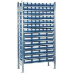 Rayonnage embotable h2000xl1. 000xp500mm rayonnage annexe 14 tablettes acier 56 x 7, 28 x 8 - 9000453771 ...