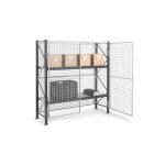 Rayonnage grillag� et verouillable - 3 nivx - �l�ment suivant - 2500x1800x600mm - utilisable uniquement ...