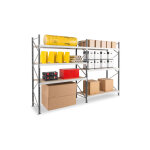 Rayonnage mi lourd 3 niveaux - module de d�part - 2000x3000x600mm - charge 689kg / niveau - rayoml / ...