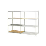 Rayonnage mi lourd 4 nivx - �l�ment suivant - 1760x1500x600mm - 120kg / niv - utilisable uniquement avec ...