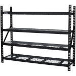 Rayonnage � tablettes en caillebotis stier, charge par casier 400 kg, lxlxh 1950x610x1830 mm