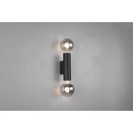 Reality - applique double emission 2xe27 vannes noir h18 cm trio lighting Reality - applique double emission 2xe27 vannes noir h18 cm trio lighting