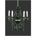 Reality - lustre baroque, lustre baroque 5 lampes noir en acrylique, trio Reality - lustre baroque, lustre baroque 5 lampes noir en acrylique, trio
