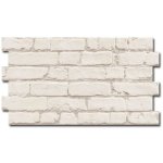 Realonda - parement crame style pierre brique manhattan blanco 31x56 cm