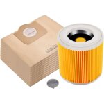 Rebirthcare lot de 10 sacs d'aspirateur + 1 filtre pour k�rcher wd3 et mv3 remplacement pour 6. 959 - ...