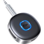 Recepteur bluetooth 5. 3 voiture, aux adaptateur jack 3. 5mm, appel mains libres & double connexion, ...