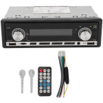 R�cepteur st�r�o voiture bluetooth avec support usb, aux, carte m�moire et lecteur mp3 multifonction