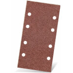 Red feuilles abrasives auto - agrippantes, 186 x 93 mm, 8 trous, p. ponceuses vibrantes, corindon normal ...