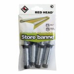 Red head - kit chevilles  expansion store de terrasse diam. 16 x l. 65 mm