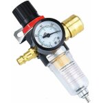 Rducteur de pression  air comprim, filtre  air rgulateur de pression 1 / 4 bps avec sparateur d'eau ...