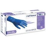 Gants en latex sans poudre chlore reflexx r98 18, 5 g cat. 3 bleu 50 pices l