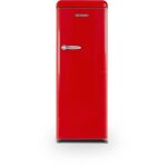 Schneider - sccl222vr rfrigrateur 1 porte 229l rouge vintage, 150cm