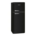R�frig�rateur r�tro noir 208l ? 160l r�frig�rateur, 48l cong�lateur ? classe �nerg�tique a + ? niveau ...