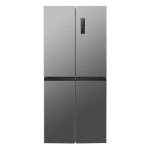 R�frig�rateur et cong�lateur 362l inox bomann kg7358 - inox
