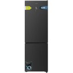 R�frig�rateur - cong�lateur en acier inoxydable, 180 cm de haut et 55 cm de large, d'une capacit� de ...