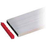 Règle alu 2 voiles 3 alvéoles 2m taliaplast 380204 Règle alu 2 voiles 3 alvéoles 2m taliaplast 380204