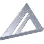 R�gle carr�e en alliage d'aluminium de 7 pouces, angle d'arr�t en pouces, mesure de haute pr�cision du ...