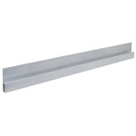 R�gle � lisser en alu forme h longueur 1200 mm avec bourrelet de renforcement aluminium