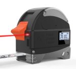 R�gle de mesure 2 en 1 laser t�l�m�trique num�rique 30m ruban � mesurer m�tres distance mesureur t�l�m�tre ...