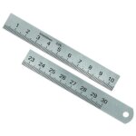 R�gle sp�ciale metrica 300 mm ? graduation � retrait 1. 25 mm pour mod�lisme