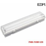 Edm - rglette fluorescent etanche pour tube led 2x22w (eq. 58w) 220v 155cm ip65