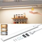 R�glette led cuisine de 41cm, dimmable lampe led detecteur de mouvement interieur, 3 temp�ratures lumiere ...