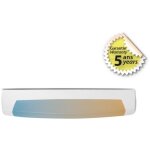 R�glette led salle de bain cct compacto 8w (interrupteur on / off et prise en option) miidex lighting� ...