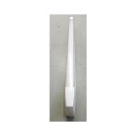 Rglette sdb fluo 18w tube g13 4000k 621lm diffuseur poly opale 693x39x69mm avec inter on / off ik07 ...