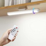 R�glette et spot de cuisine et meuble, led lampe dimmable de placard 34cm avec t�l�commande, applique ...