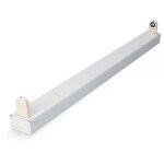 R�glette t8 sp�ciale pour tube led de 60 cm, blanche, 620 x 34 x 16 mm