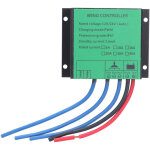 R�gulateur de charge pwm pour �olienne 12v / 24v 16a, contr�leur basse tension pour g�n�rateur 100w - ...