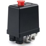 R�gulateur de pression d'air 220v soupape de compresseur d'air 4 trous commutateur de compresseur d'air ...