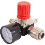 R�gulateur de pression compresseur d'air 1 / 4' ? d�tendeur pneumatique 180psi ? raccord filet� 1 / 4 ...