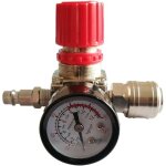 R�gulateur de pression du compresseur d'air 1 / 4  d�tendeur pneumatique, valve de r�gulation de pression ...